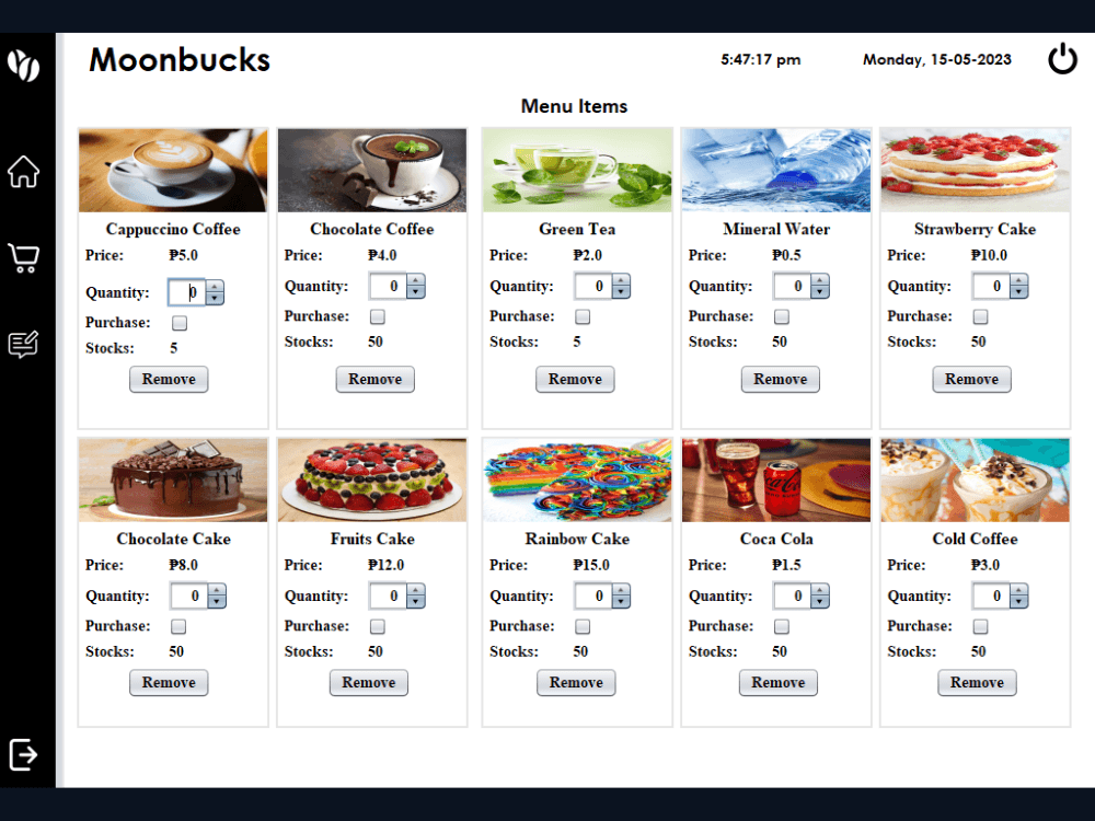 Café Ordering System