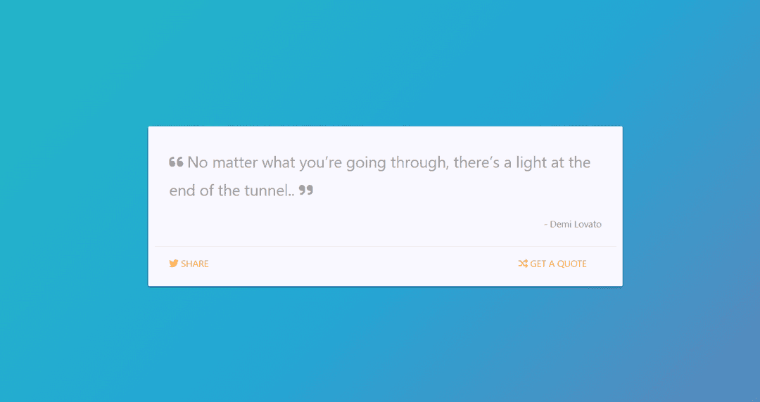 Random Quote Generator